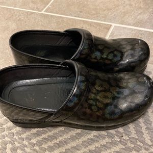 Leopard Dansko Clogs